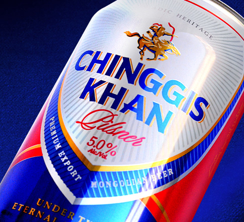 Chinggis khan редизайн премиального пива